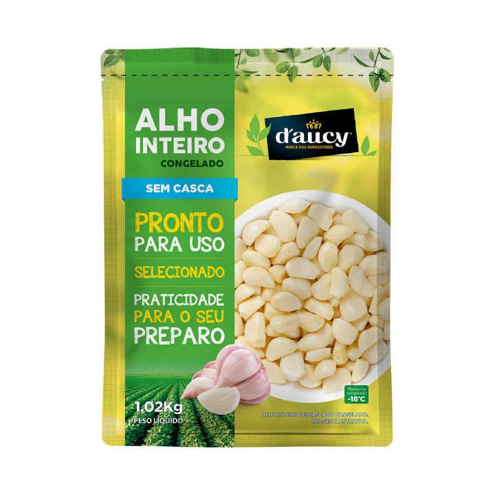 Alho Inteiro Cong 1,02kg - Daucy